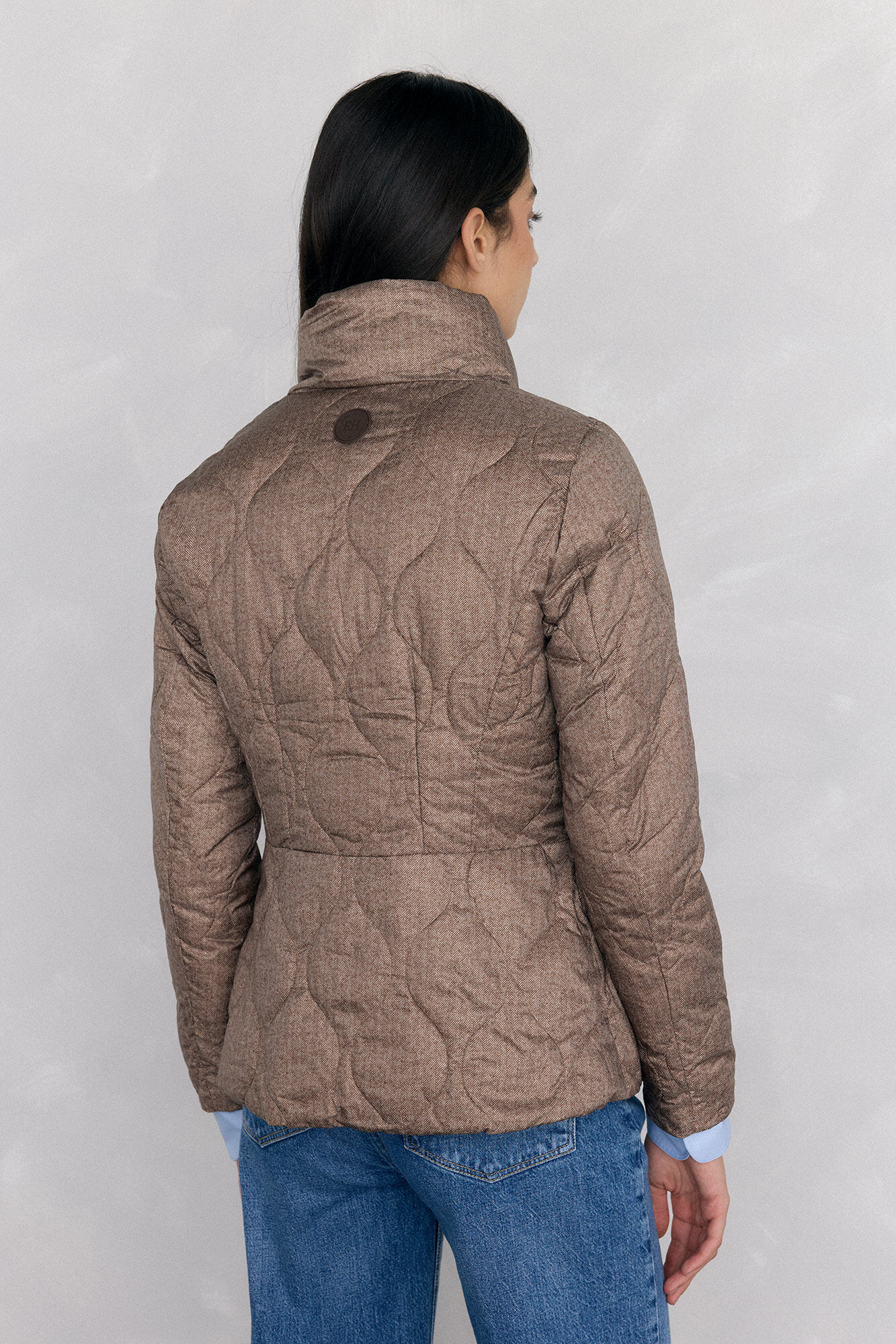 Pedro del Hierro Ultralight revers&iacute;vel estampado Marrom