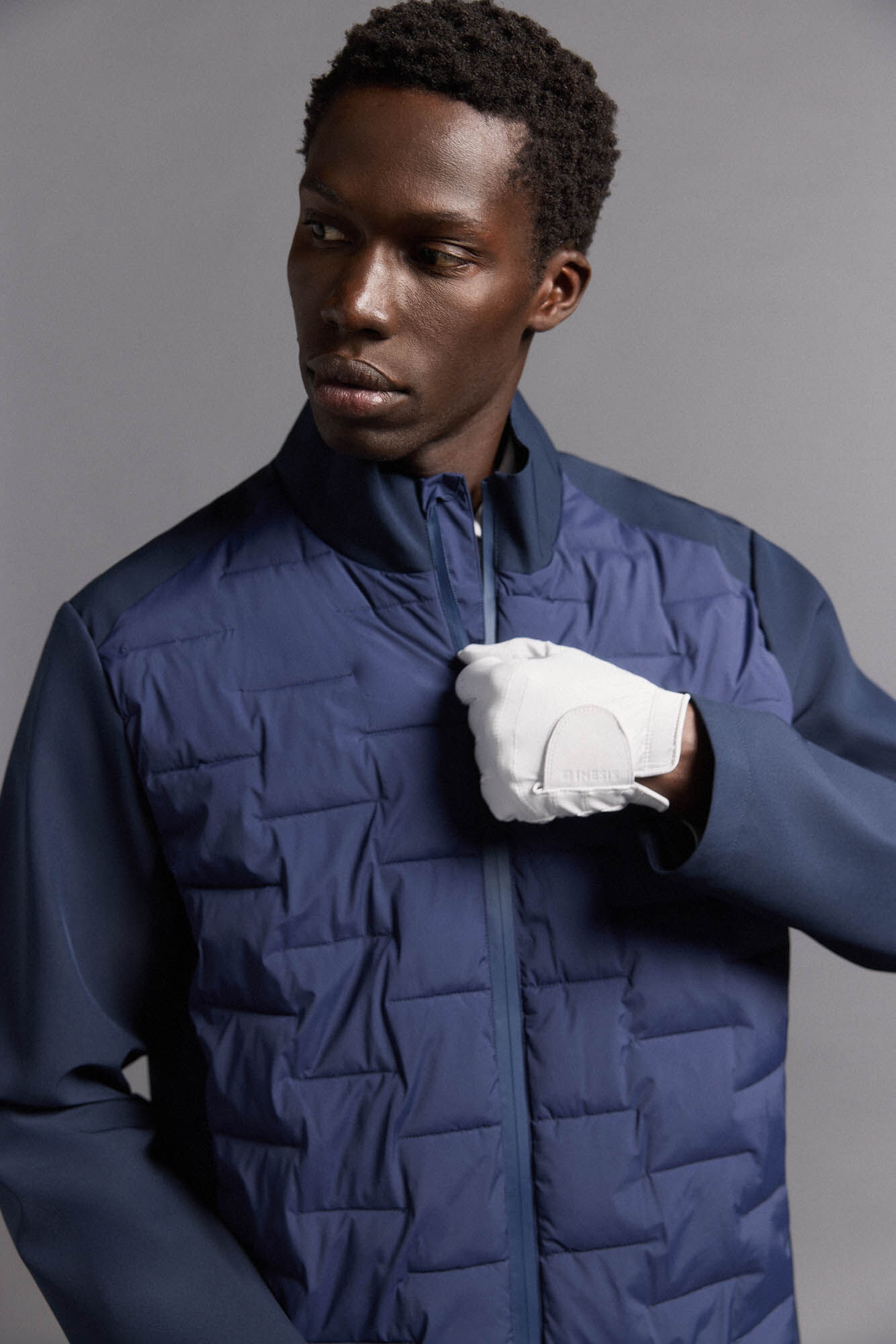 Pedro del Hierro Padded golf jacket Blue