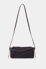 Pedro del Hierro Plaid mini handbag Brown