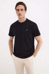 Pedro del Hierro Basic T-shirt Black
