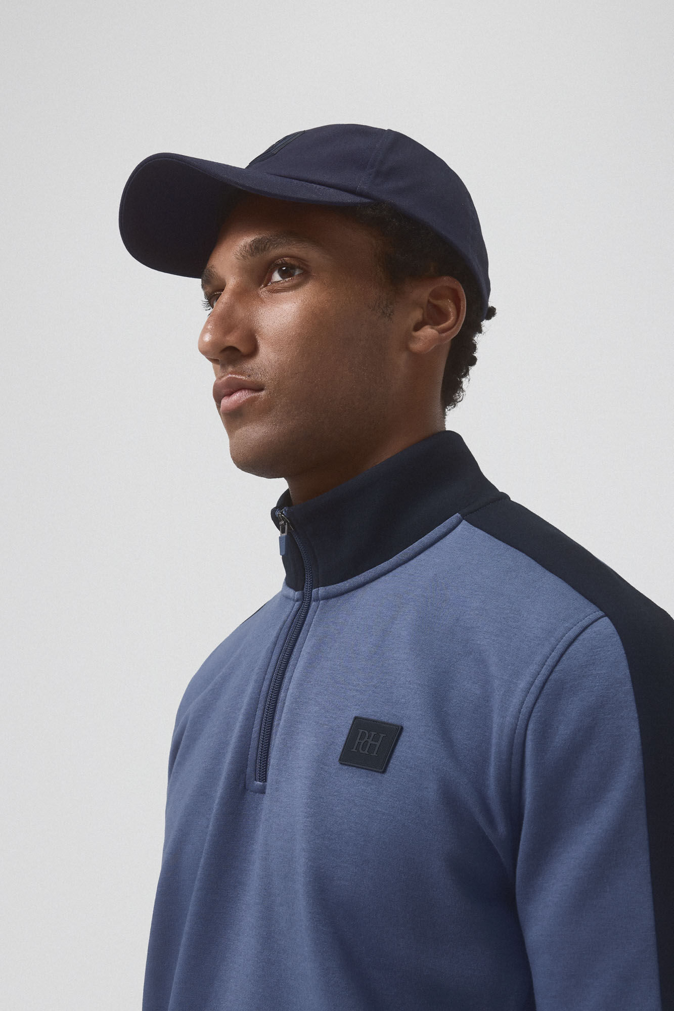 Pedro del Hierro Sudadera cremallera golf Azul