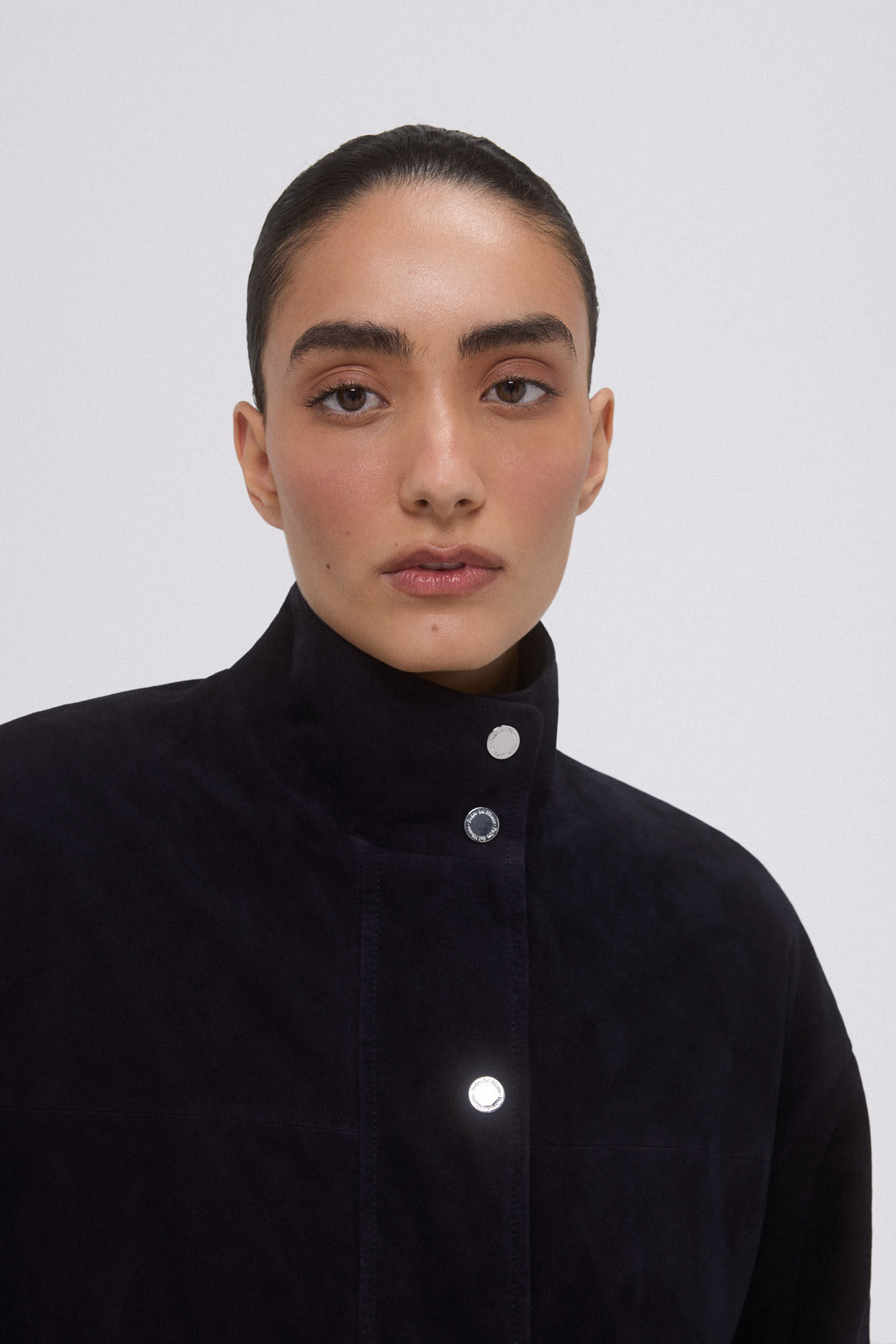 Pedro del Hierro Casaco bomber de camur&ccedil;a azul Azul