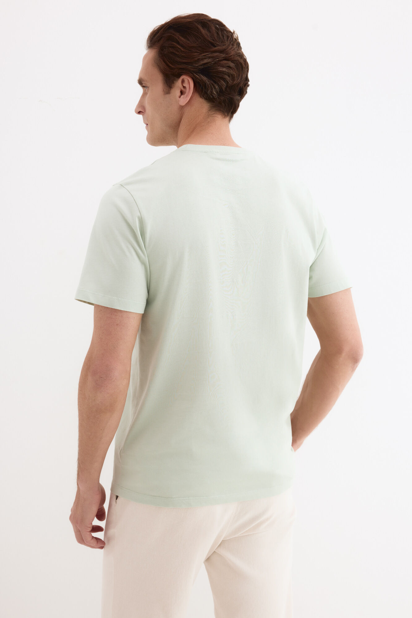 Pedro del Hierro Basic T-shirt Blue