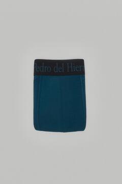 Pedro del Hierro Plain jersey-knit short boxers Blue
