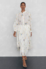 Pedro del Hierro Printed flared midi skirt Several