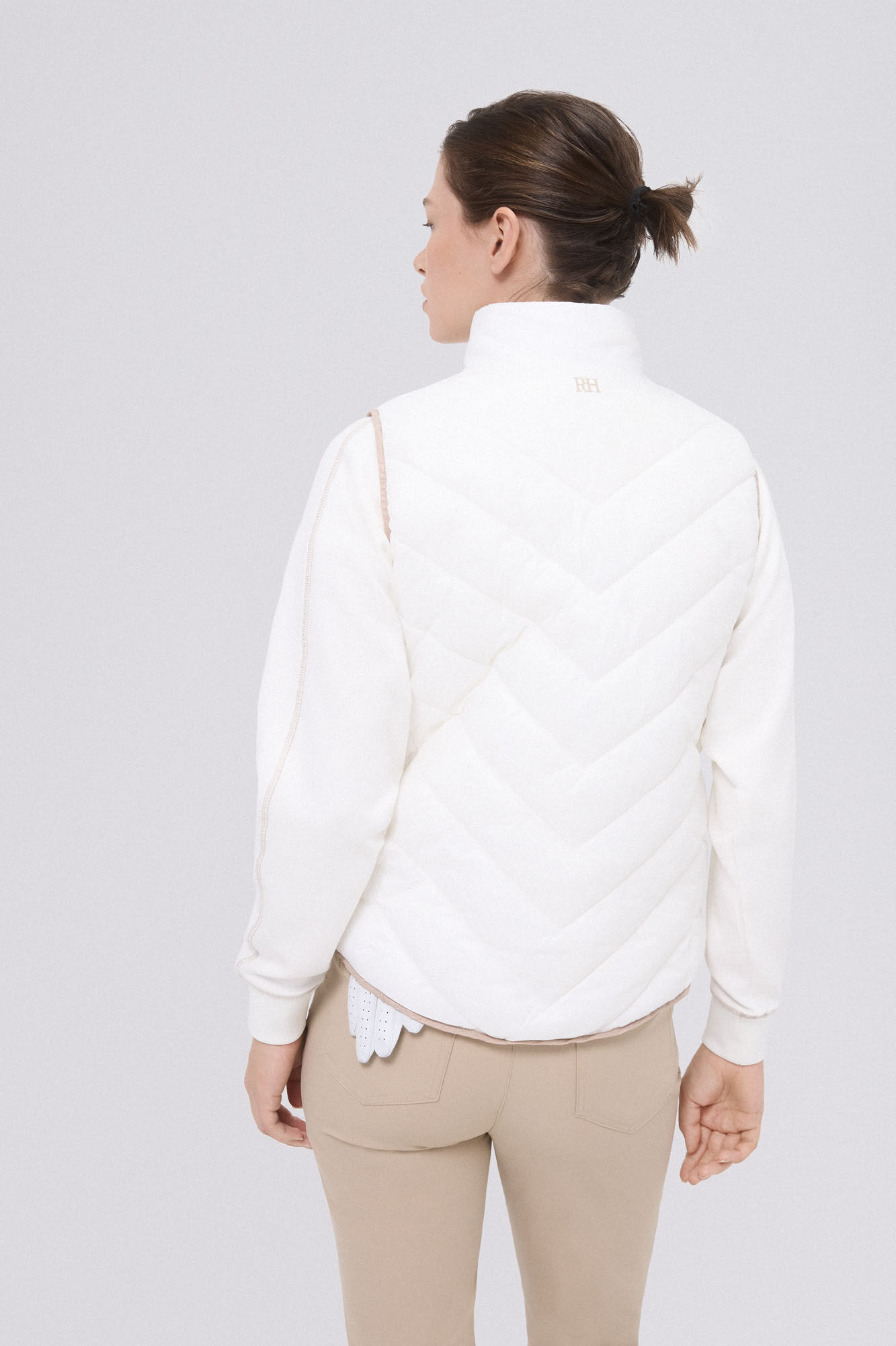 Pedro del Hierro Chaleco acolchado sin mangas golf Crudo