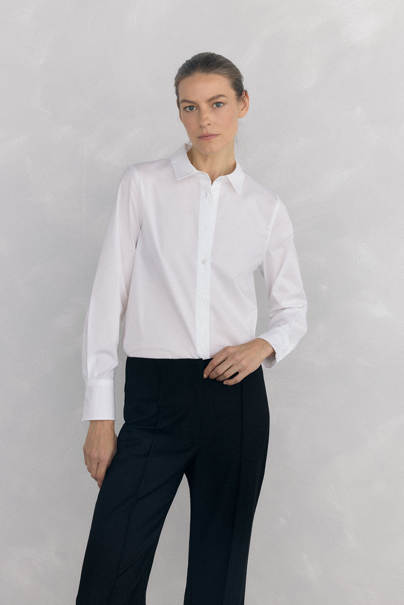 Pedro del Hierro Camisa b&aacute;sica easy iron White