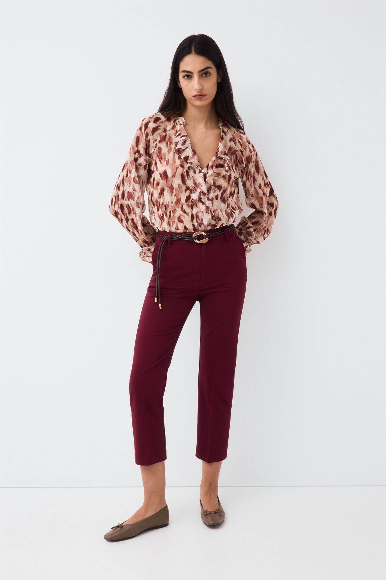 Pedro del Hierro Classic straight trousers