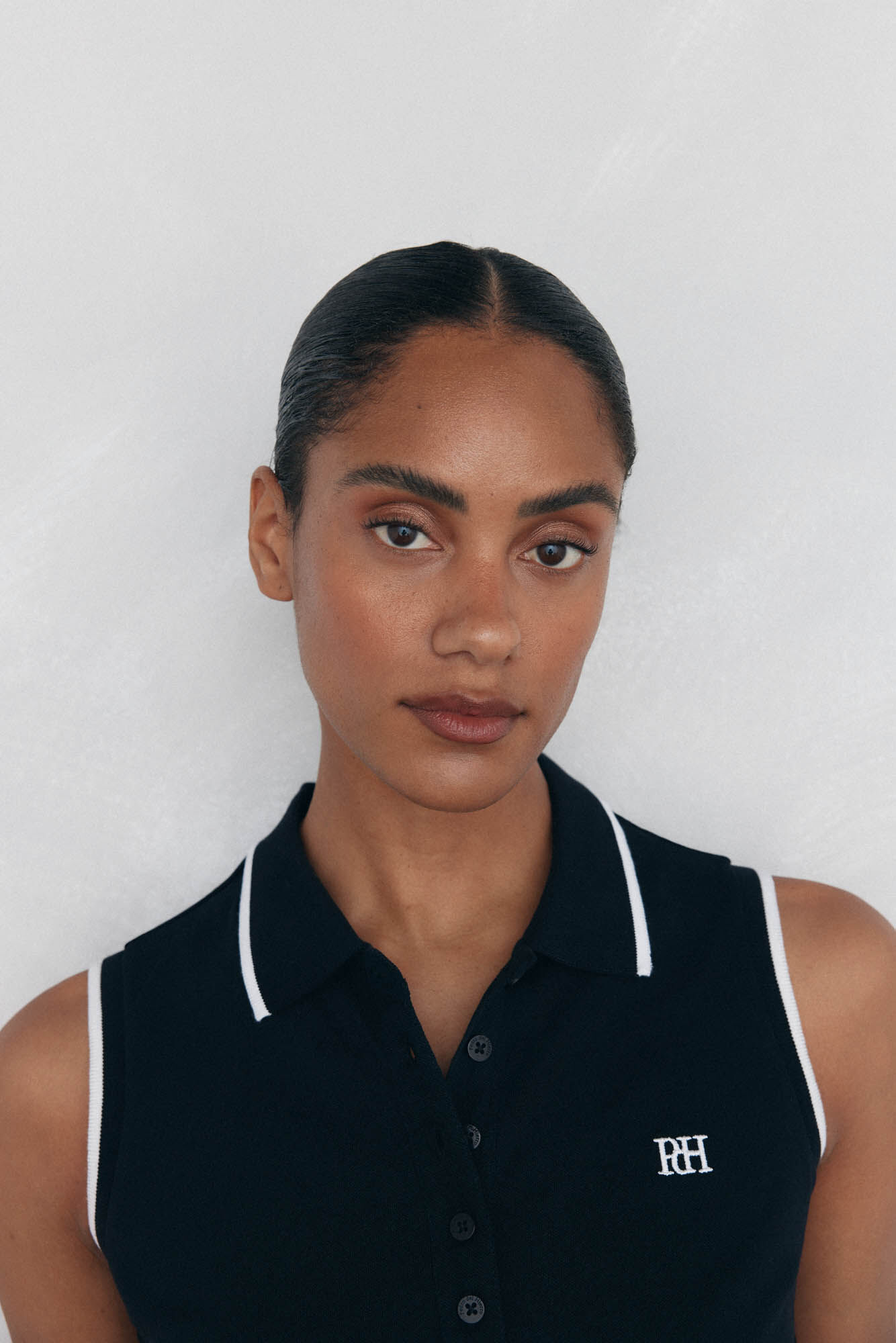 Pedro del Hierro Contrast sleeves polo Black