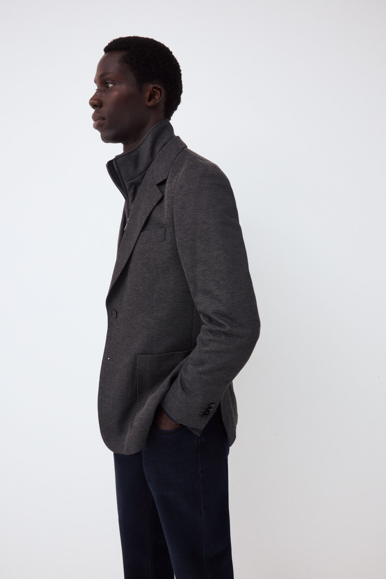 Pedro del Hierro Knit jacket with removable lining