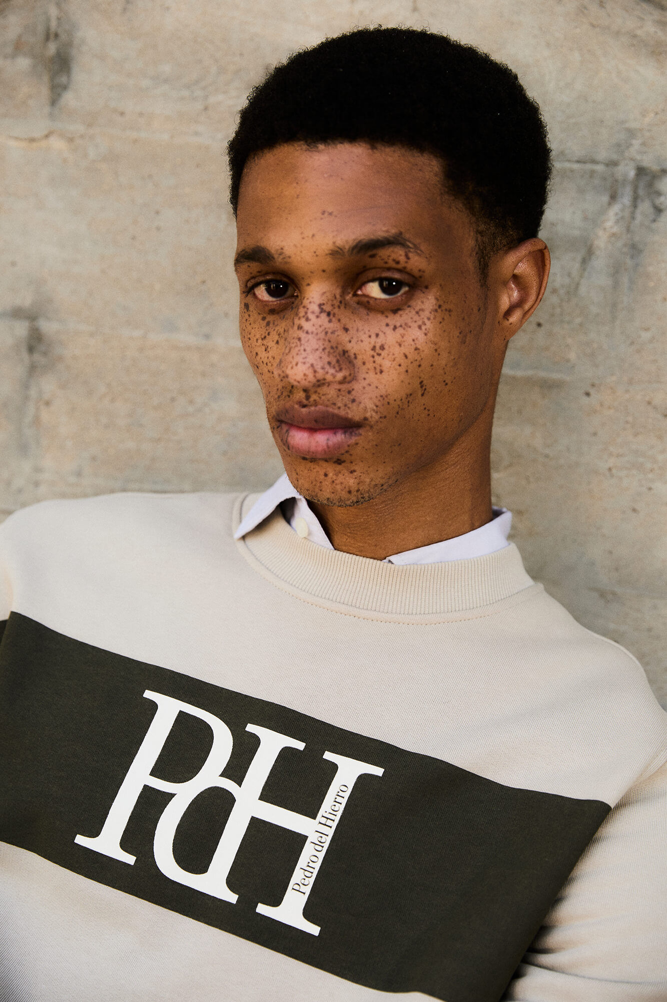 Pedro del Hierro Sweatshirt com logo Verde