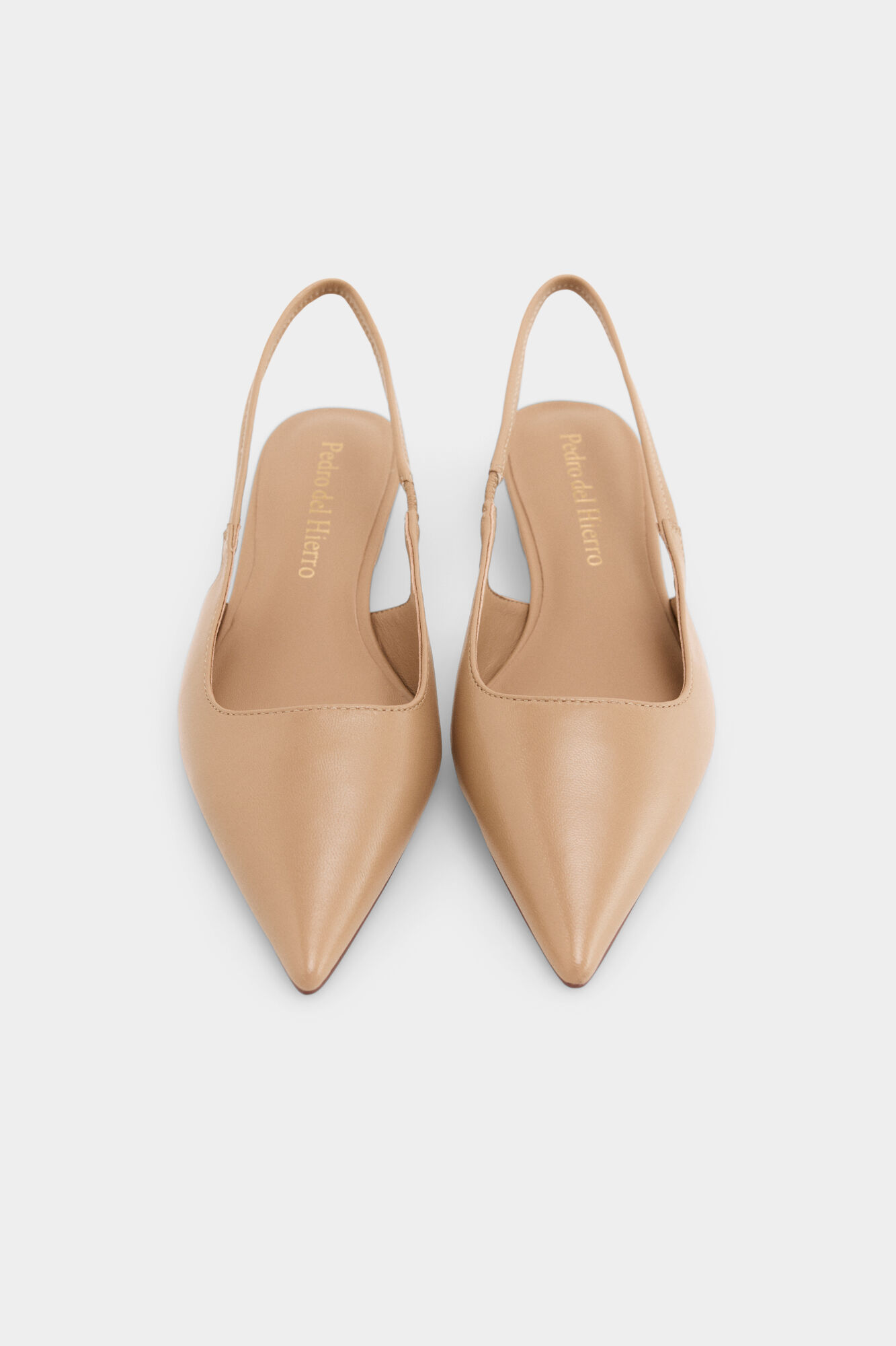 Pedro del Hierro Shiny leather flat shoe
