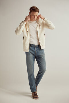 Pedro del Hierro Zip cardigan Ecru