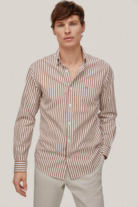 Pedro del Hierro Striped shirt Beige