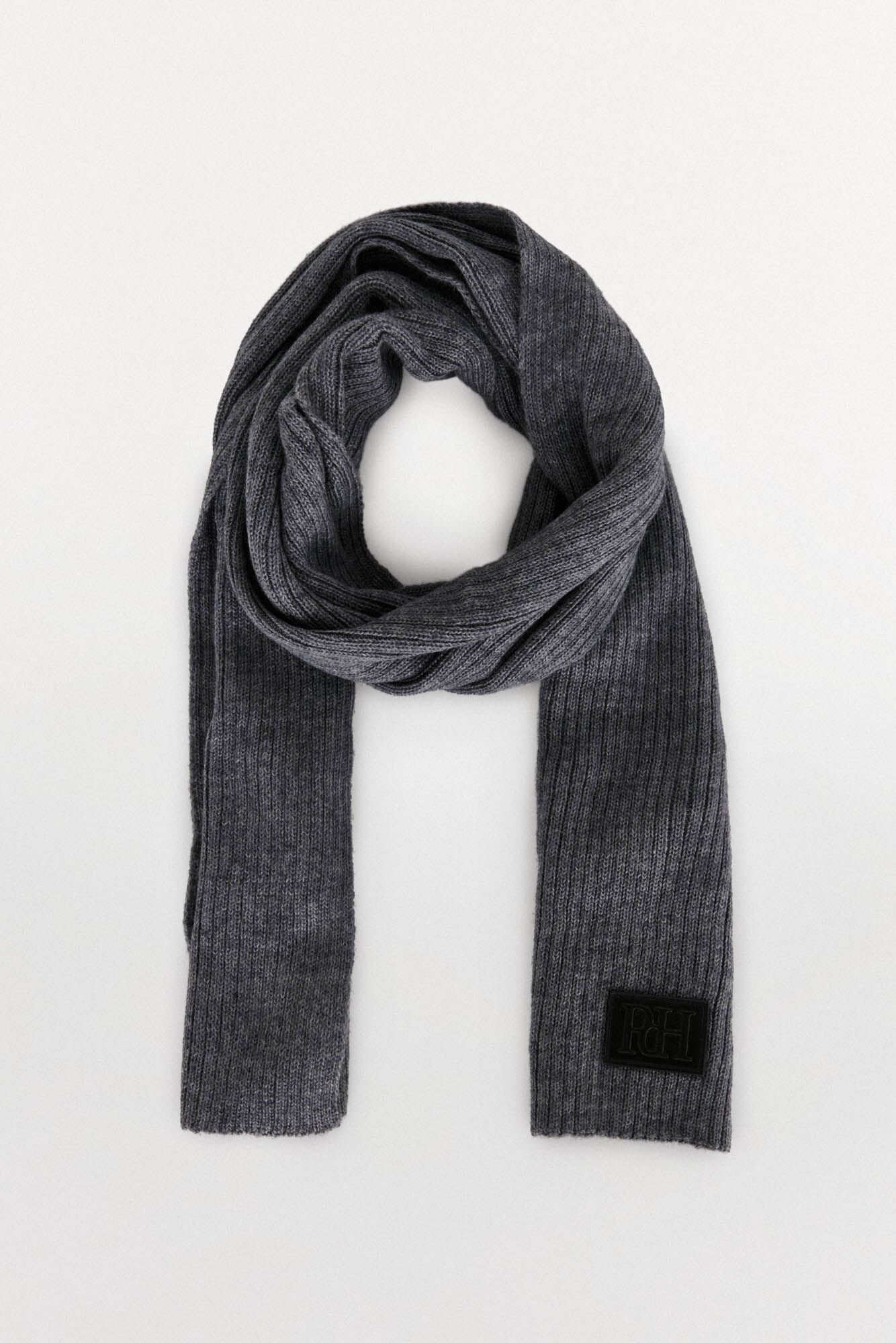 Pedro del Hierro Jersey-knit scarf Grey