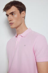 Pedro del Hierro Essential slim polo shirt Pink