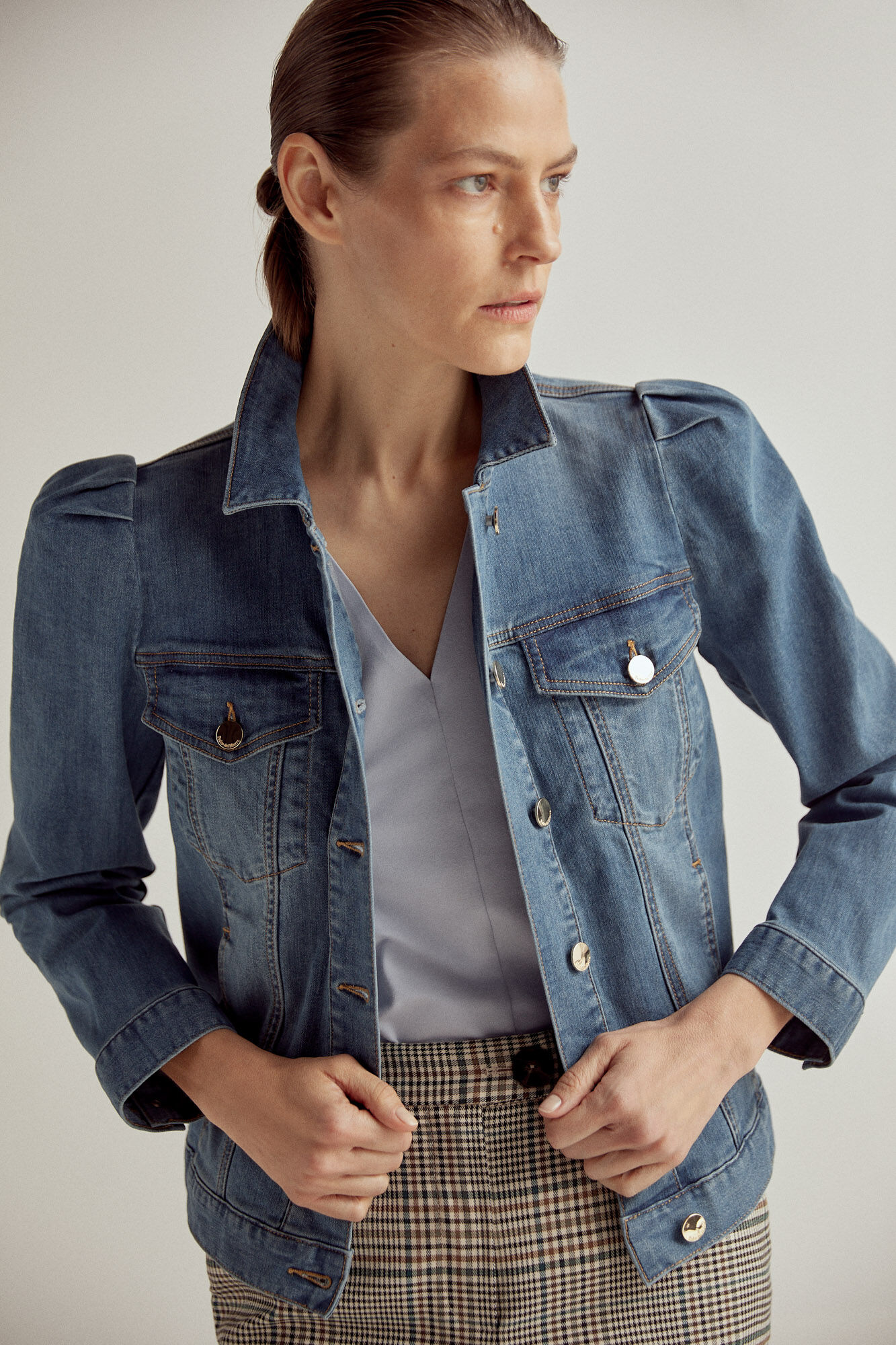 Pedro del Hierro Cazadora vaquera Azul