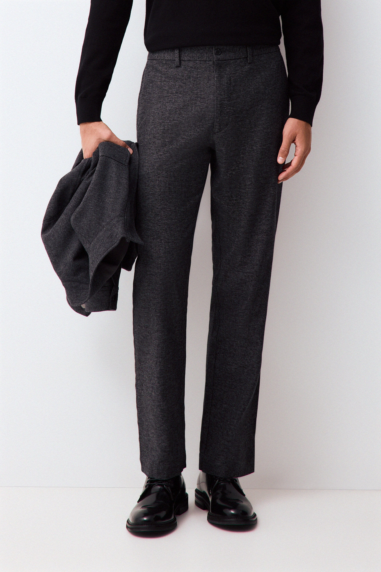 Pedro del Hierro Regular fit chino trousers with elasticated waist