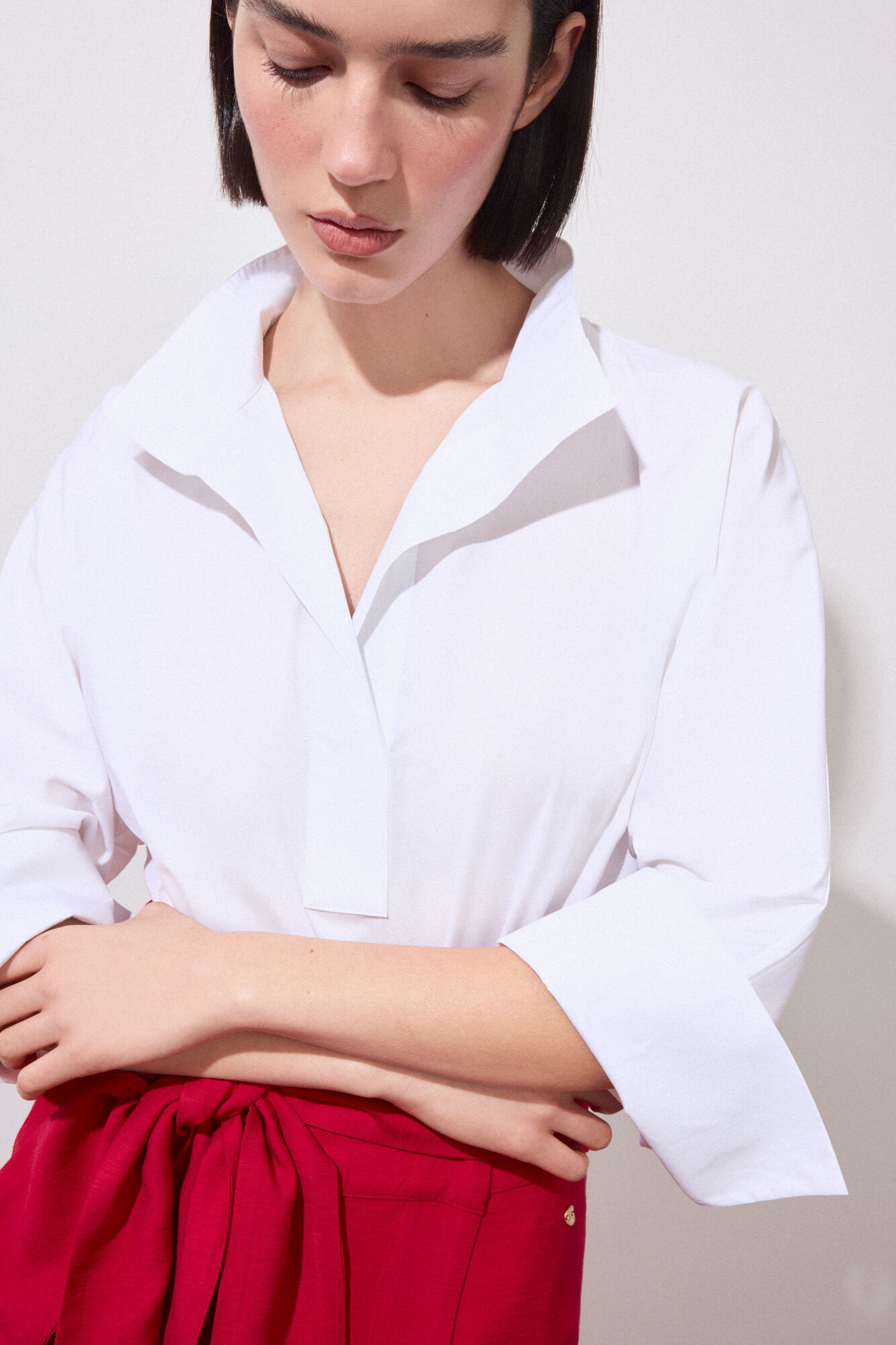 Pedro del Hierro Plain loose shirt