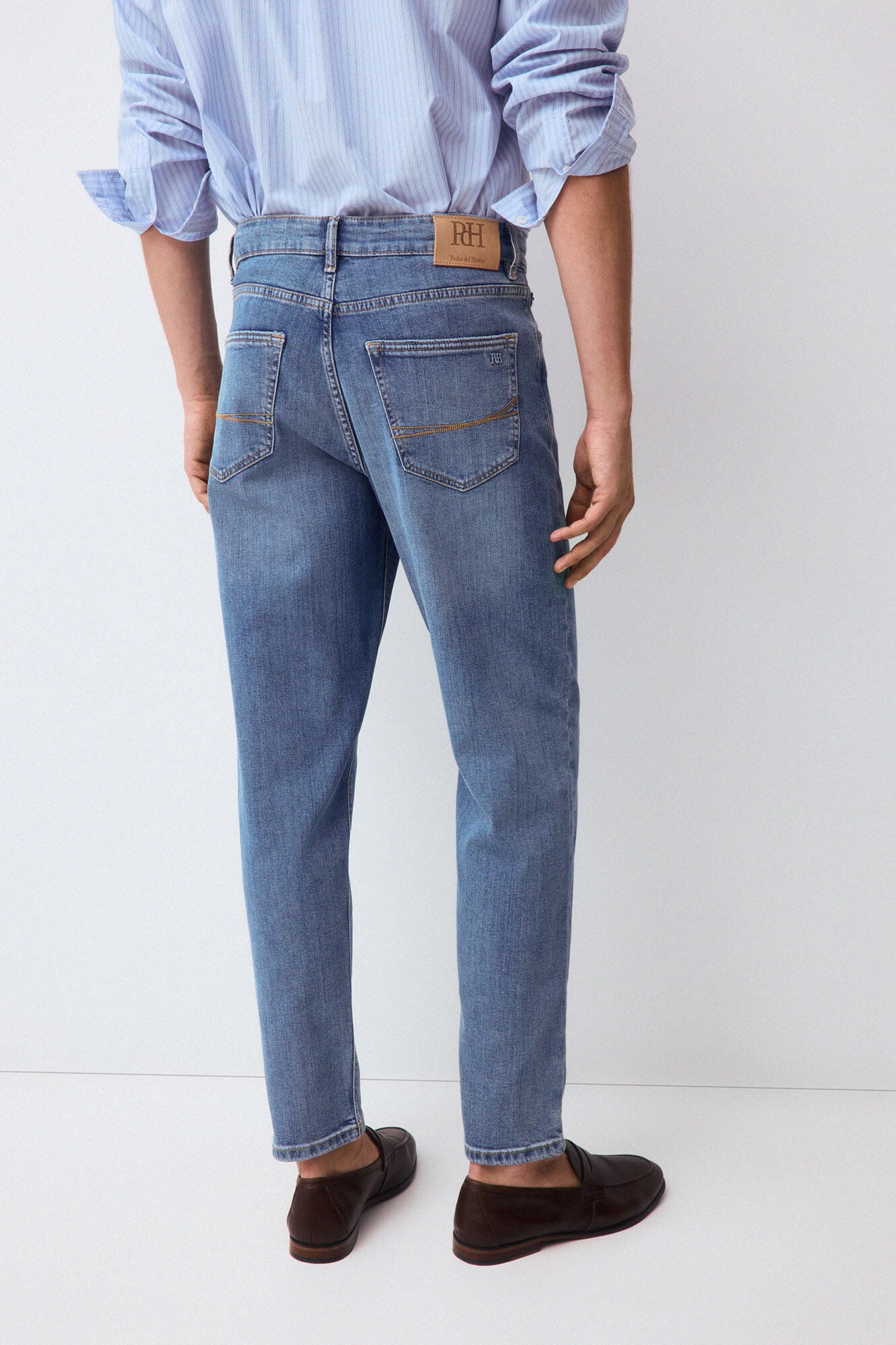 Pedro del Hierro Tapered fit jeans Blue