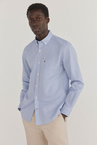 Pedro del Hierro Non-iron + stain-resistant plaid shirt