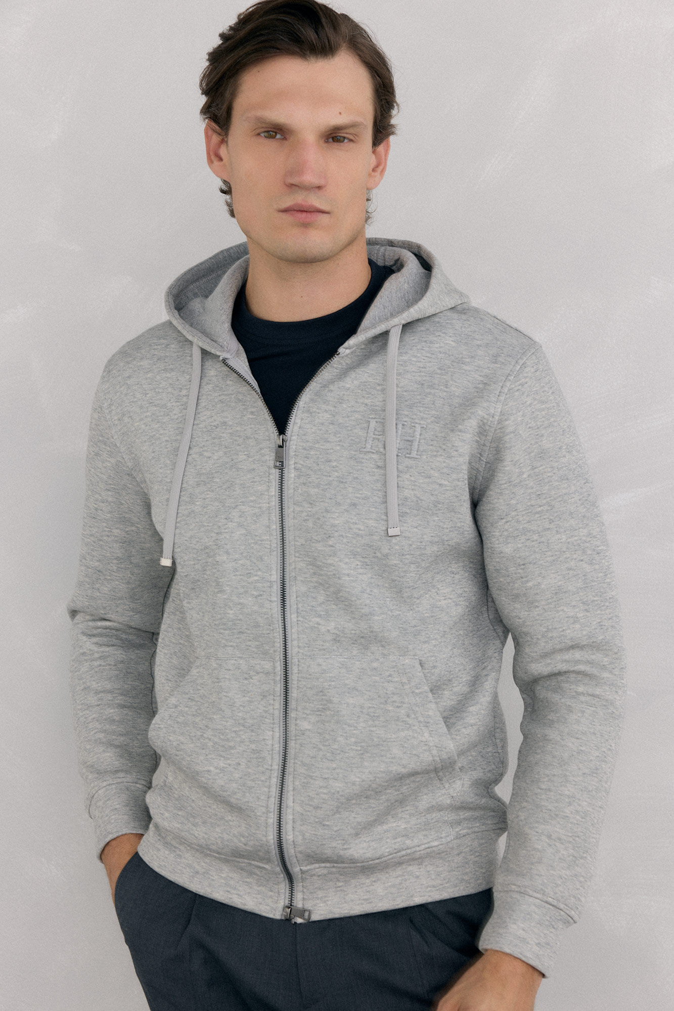 Pedro del Hierro Sudadera con capucha tejido t&eacute;cnico