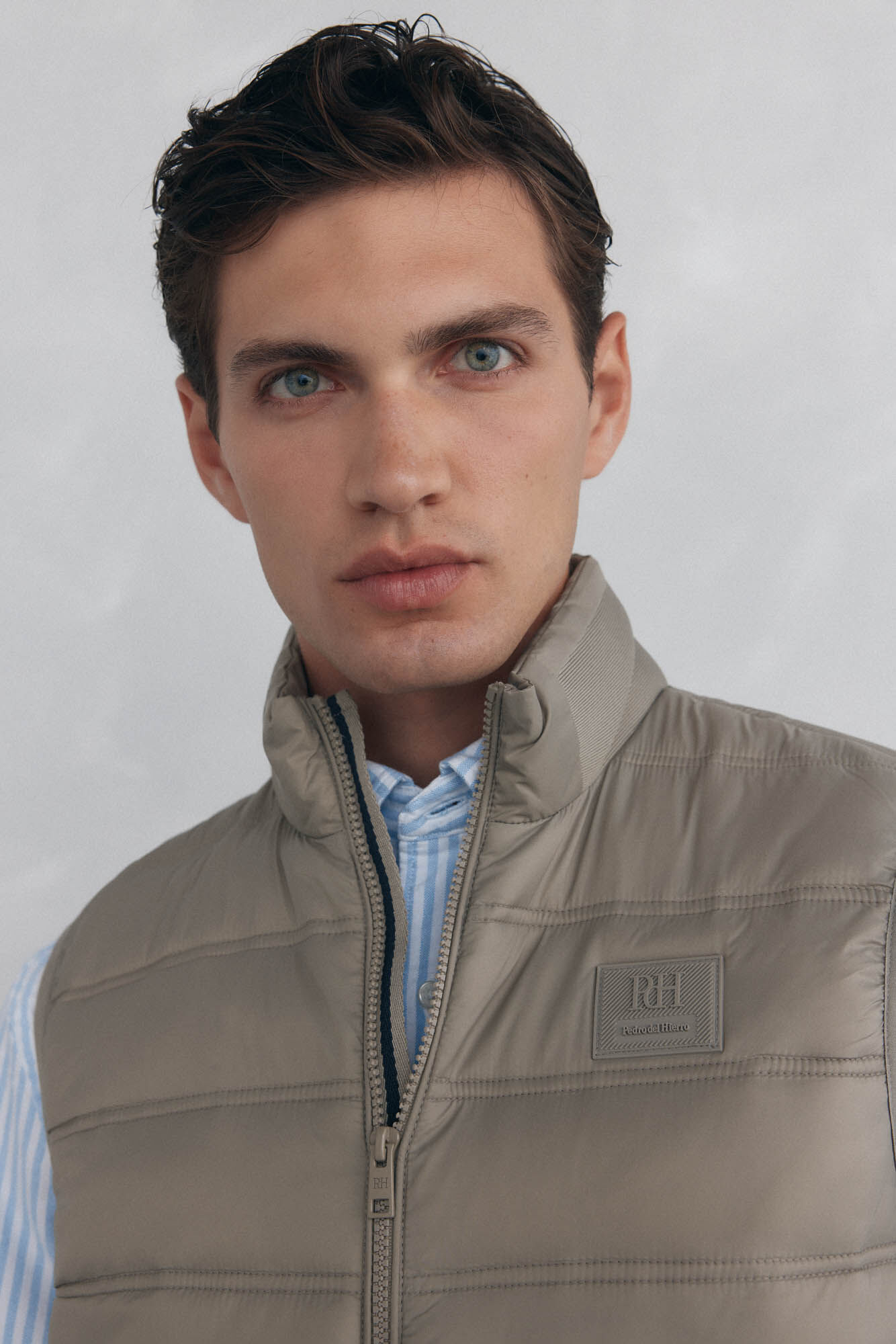 Pedro del Hierro Ultralight gilet  Beige
