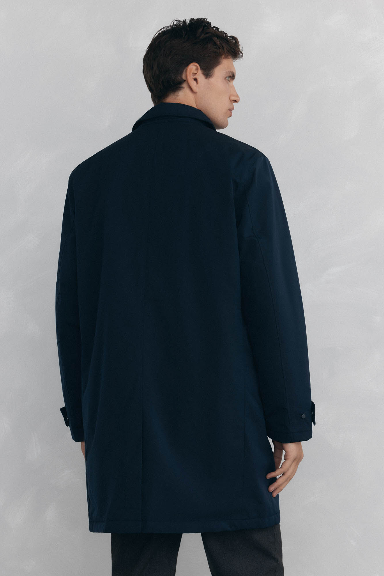 Pedro del Hierro removable lining coat Blue