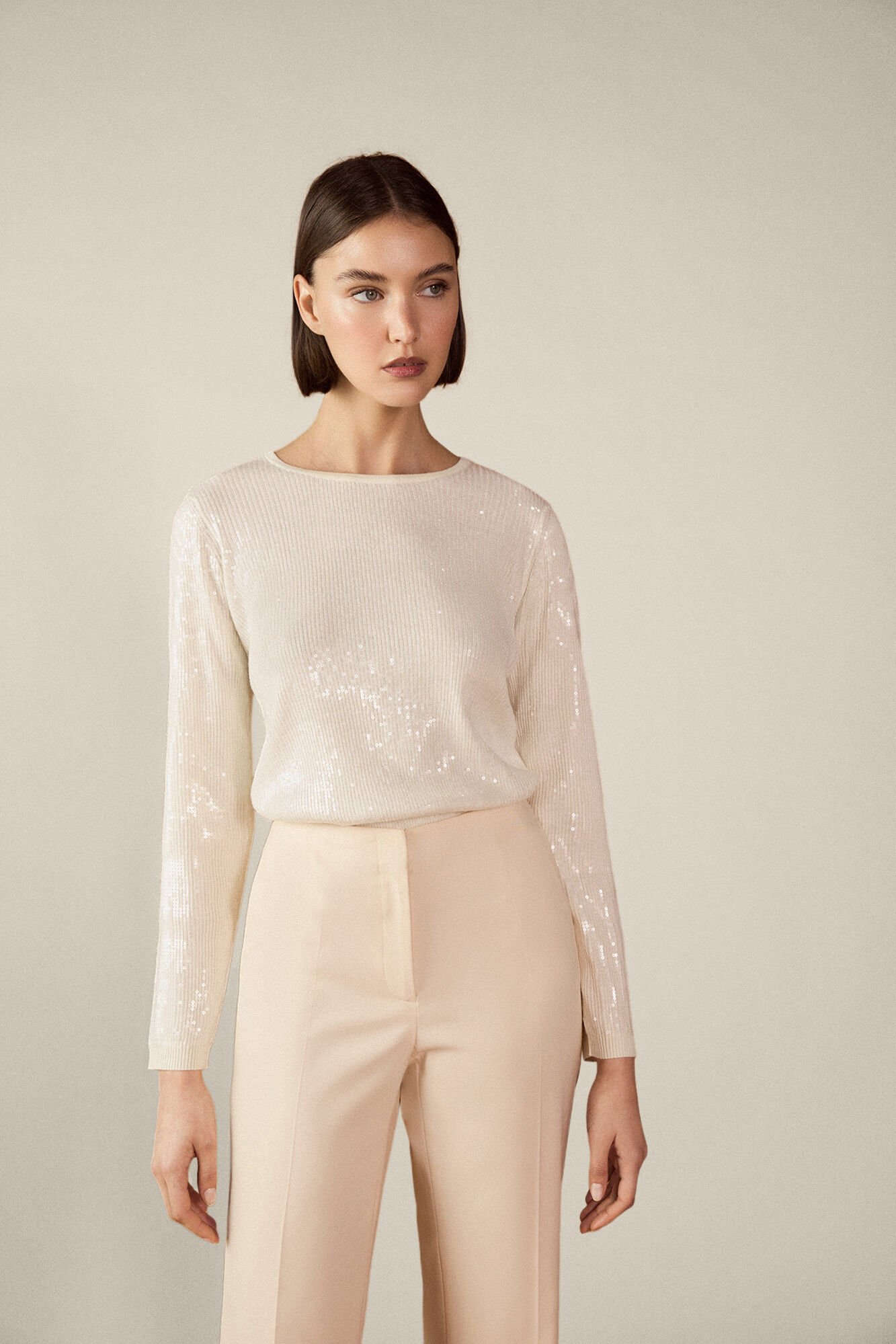 TFP by Tamara Falc&oacute; Sheer sequin jumper