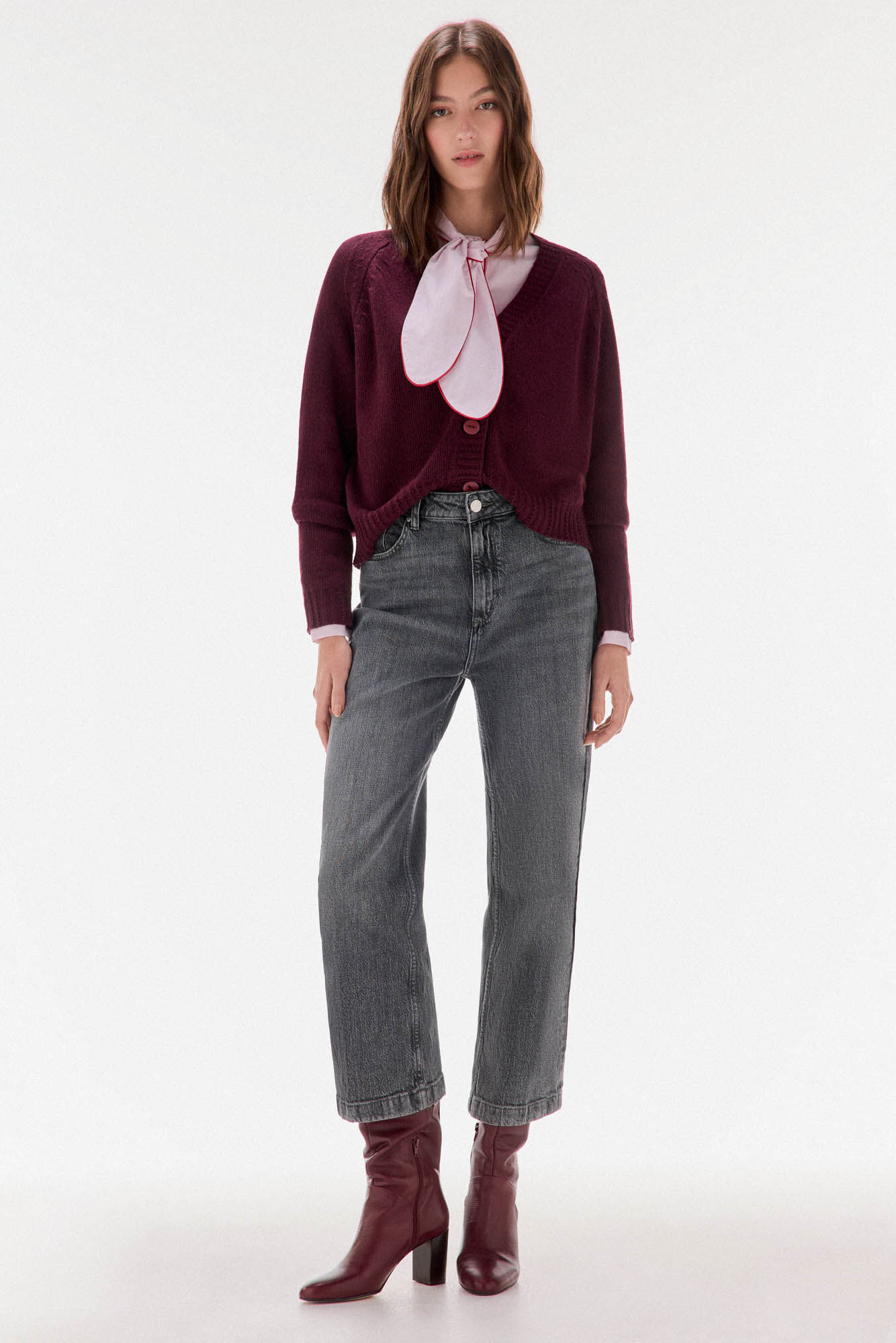 TFP by Tamara Falc&oacute; Wide-leg cropped jeans