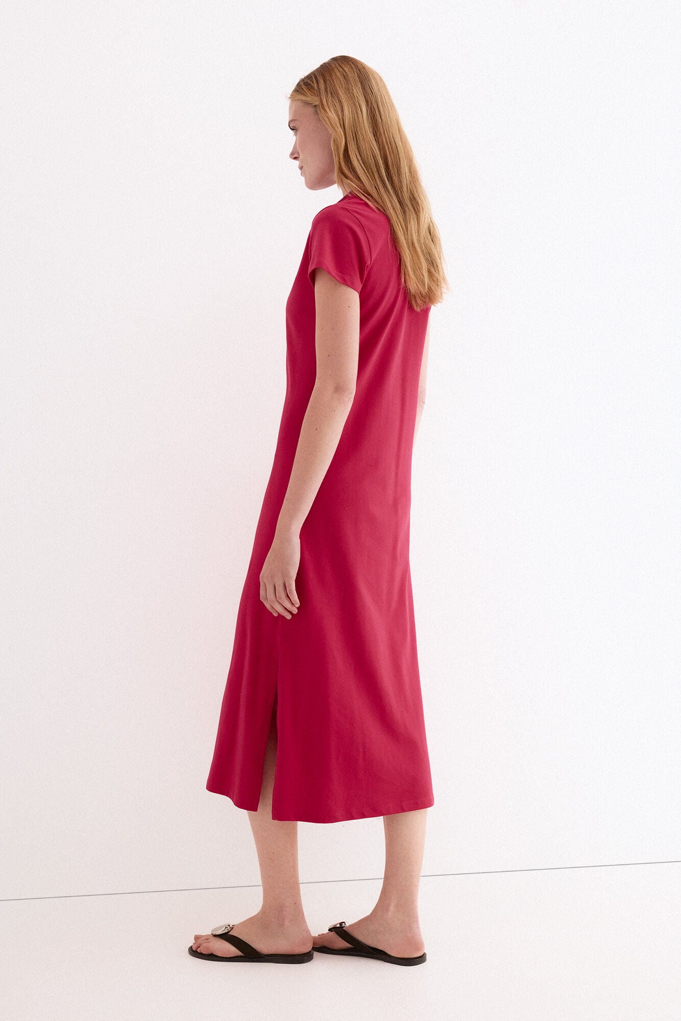 Pedro del Hierro Polo neck dress Pink