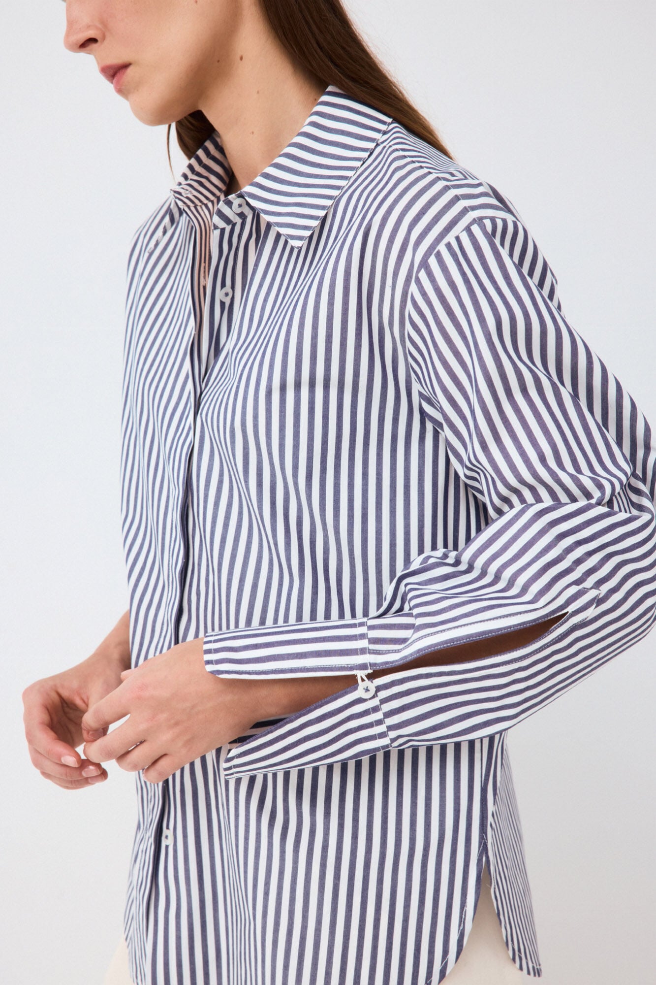Pedro del Hierro Striped loose shirt
