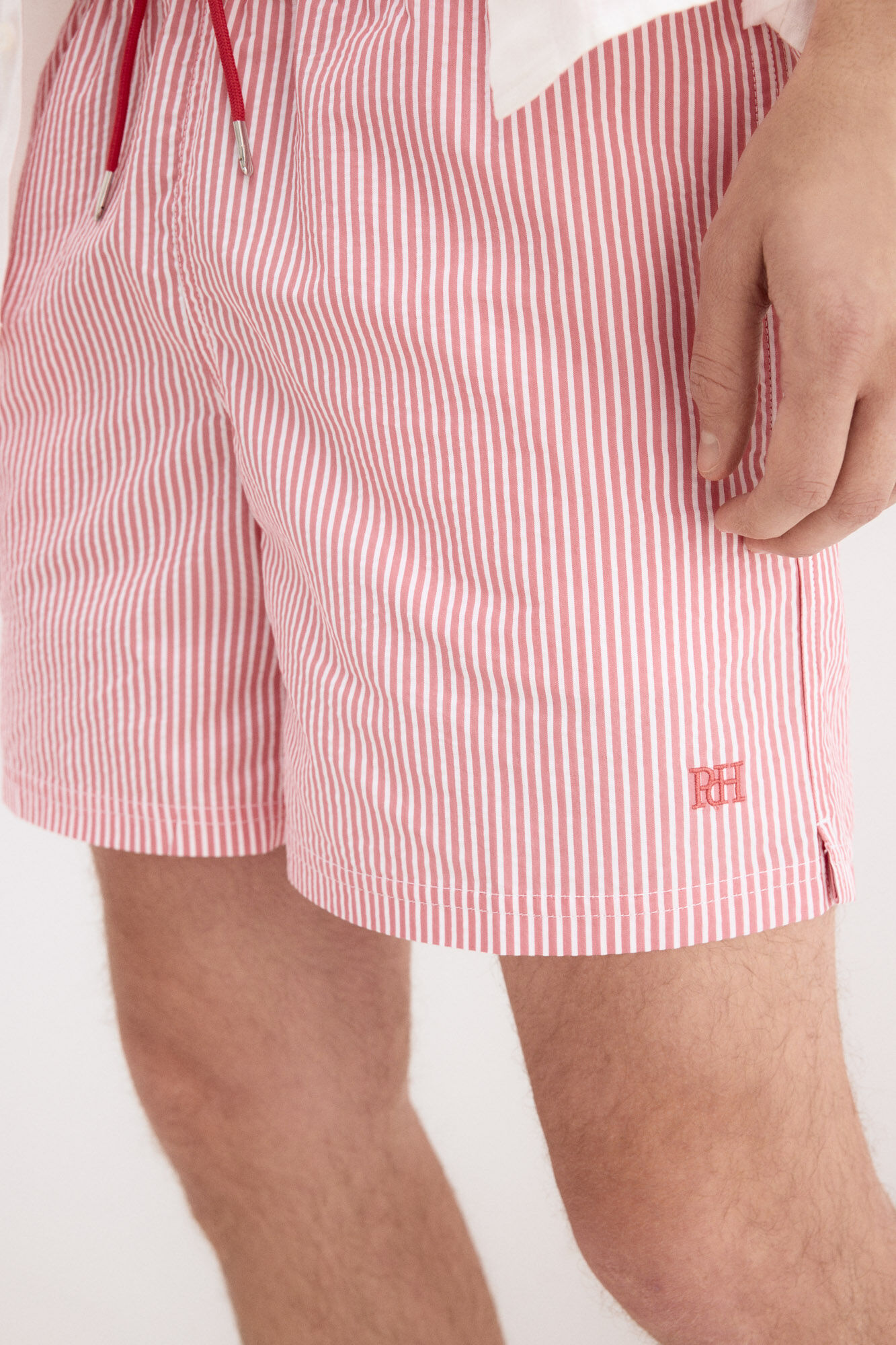 Pedro del Hierro Structured fabric swimwear Coral