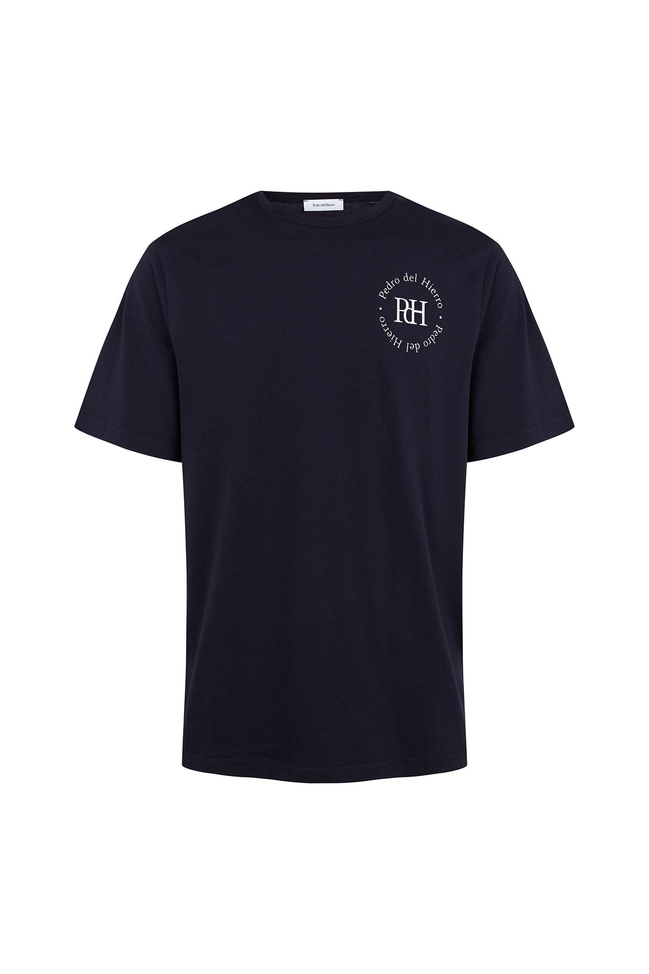 Pedro del Hierro Printed logo T-shirt Blue
