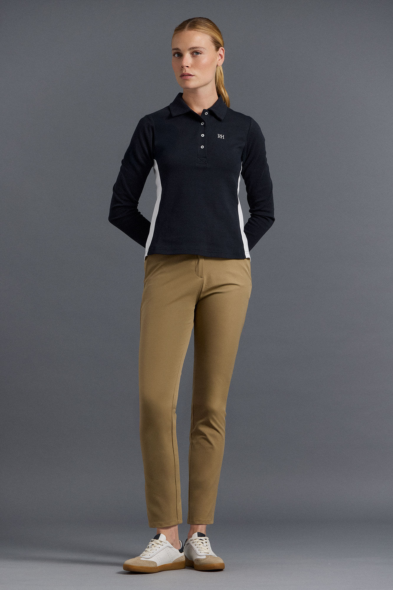 Pedro del Hierro Polo t&eacute;cnico contrastes golf