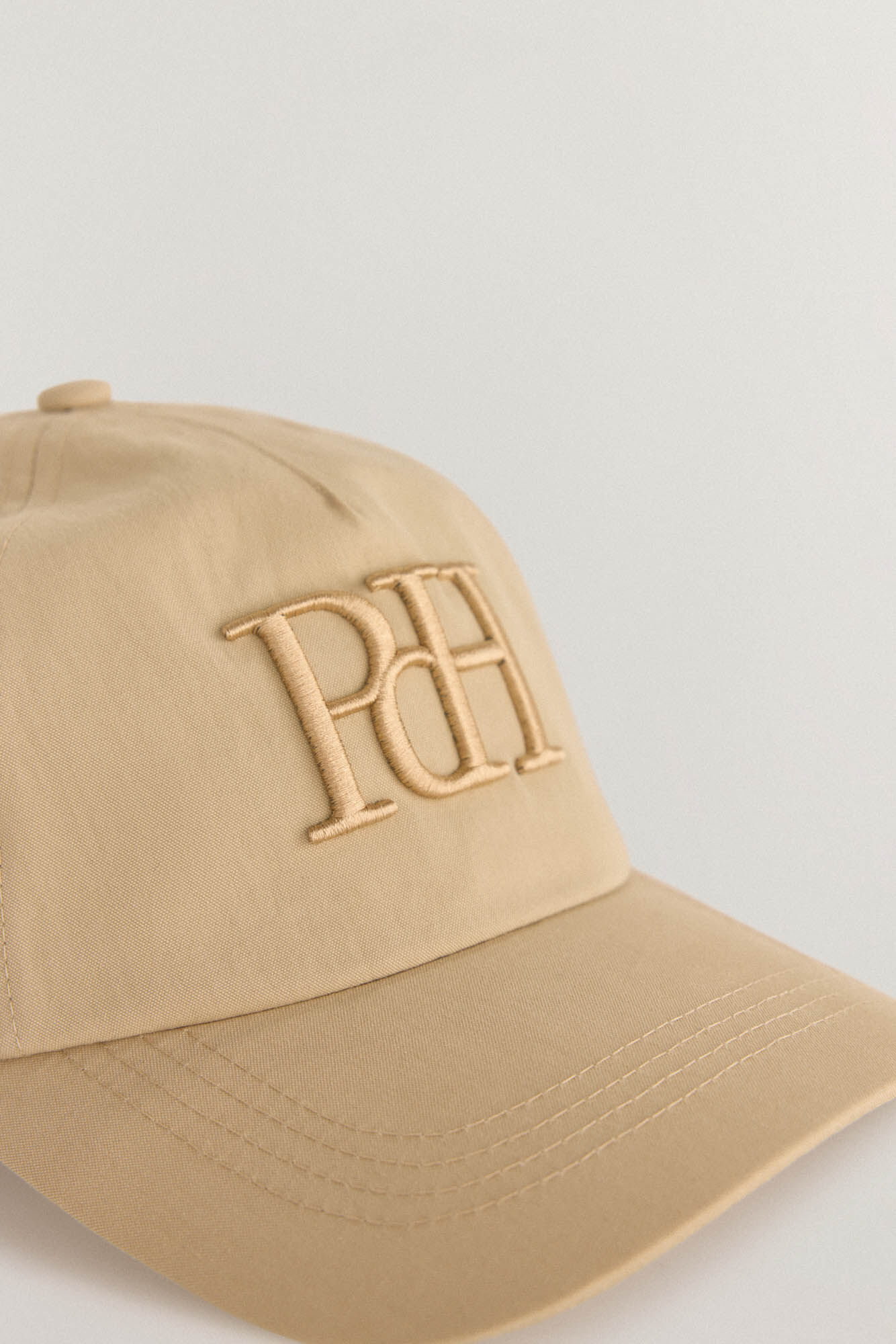 Pedro del Hierro Fabric baseball cap Beige