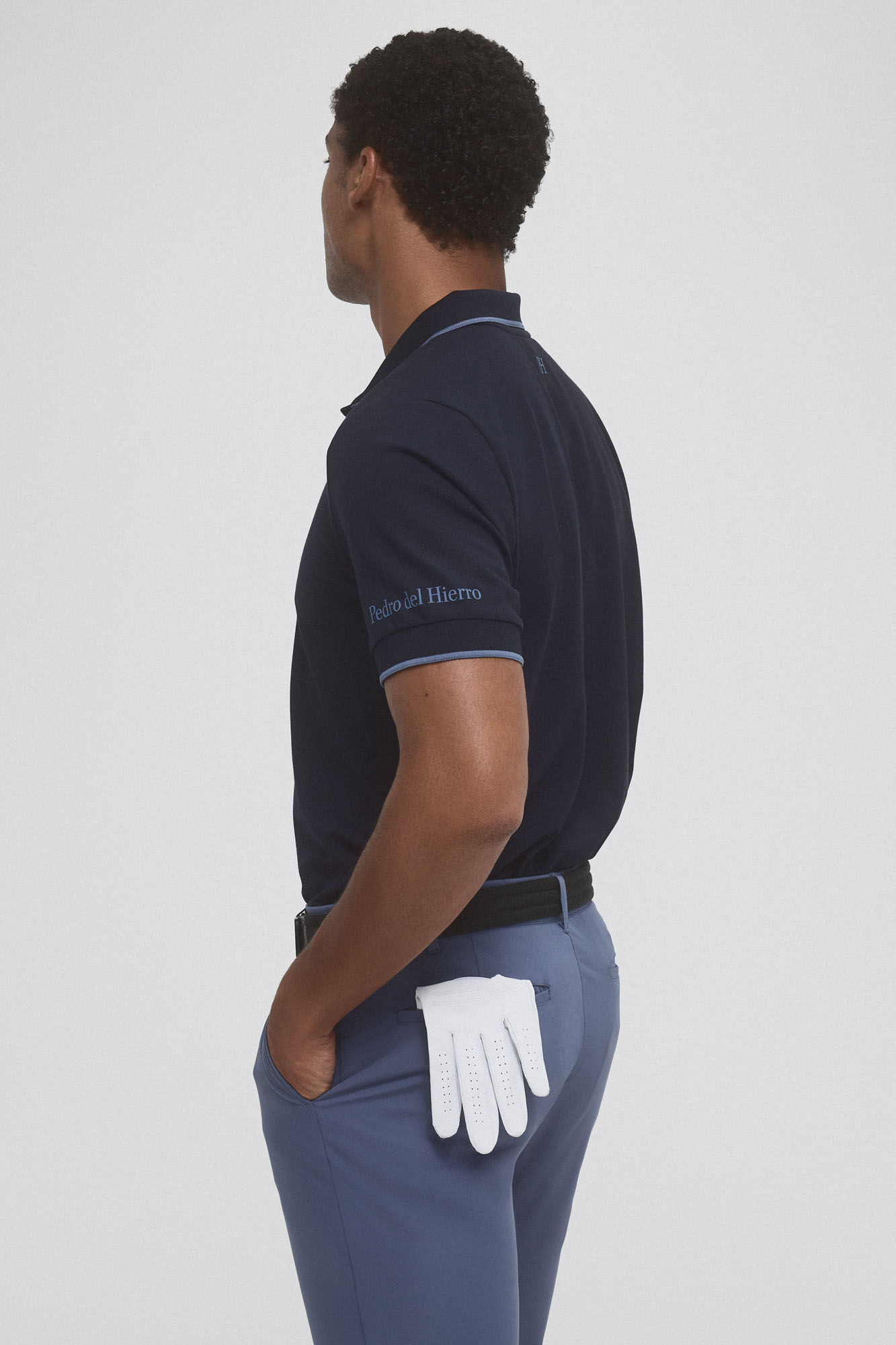 Pedro del Hierro Plain golf polo Blue
