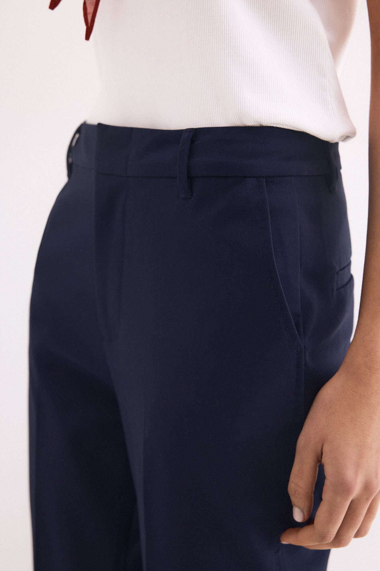 Pedro del Hierro Classic straight trousers Blue