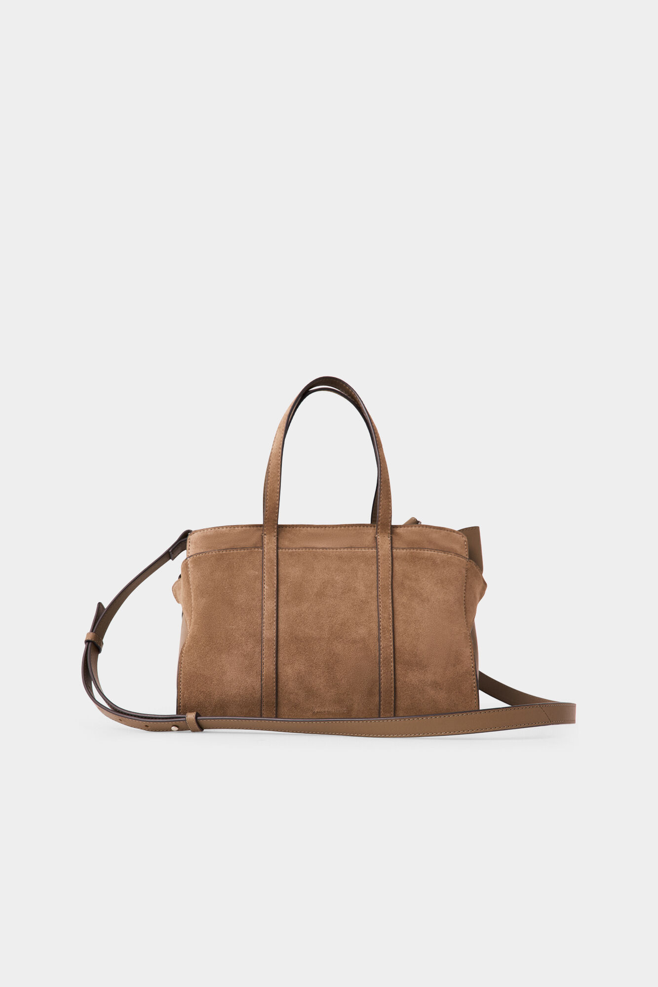 Pedro del Hierro Suede double handle shopper bag