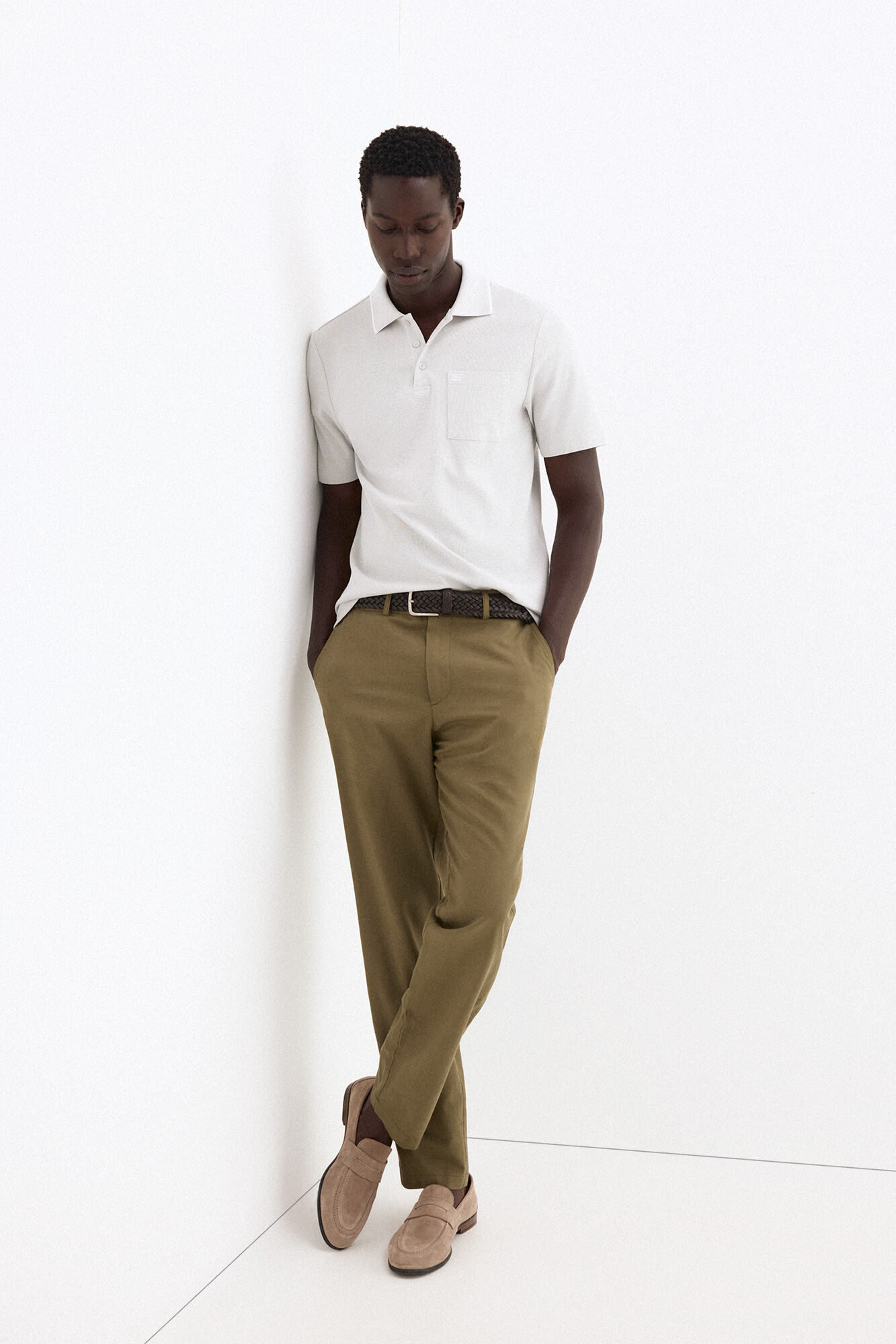 Pedro del Hierro Textured polo shirt