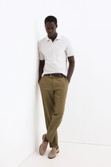 Pedro del Hierro Textured polo shirt Grey