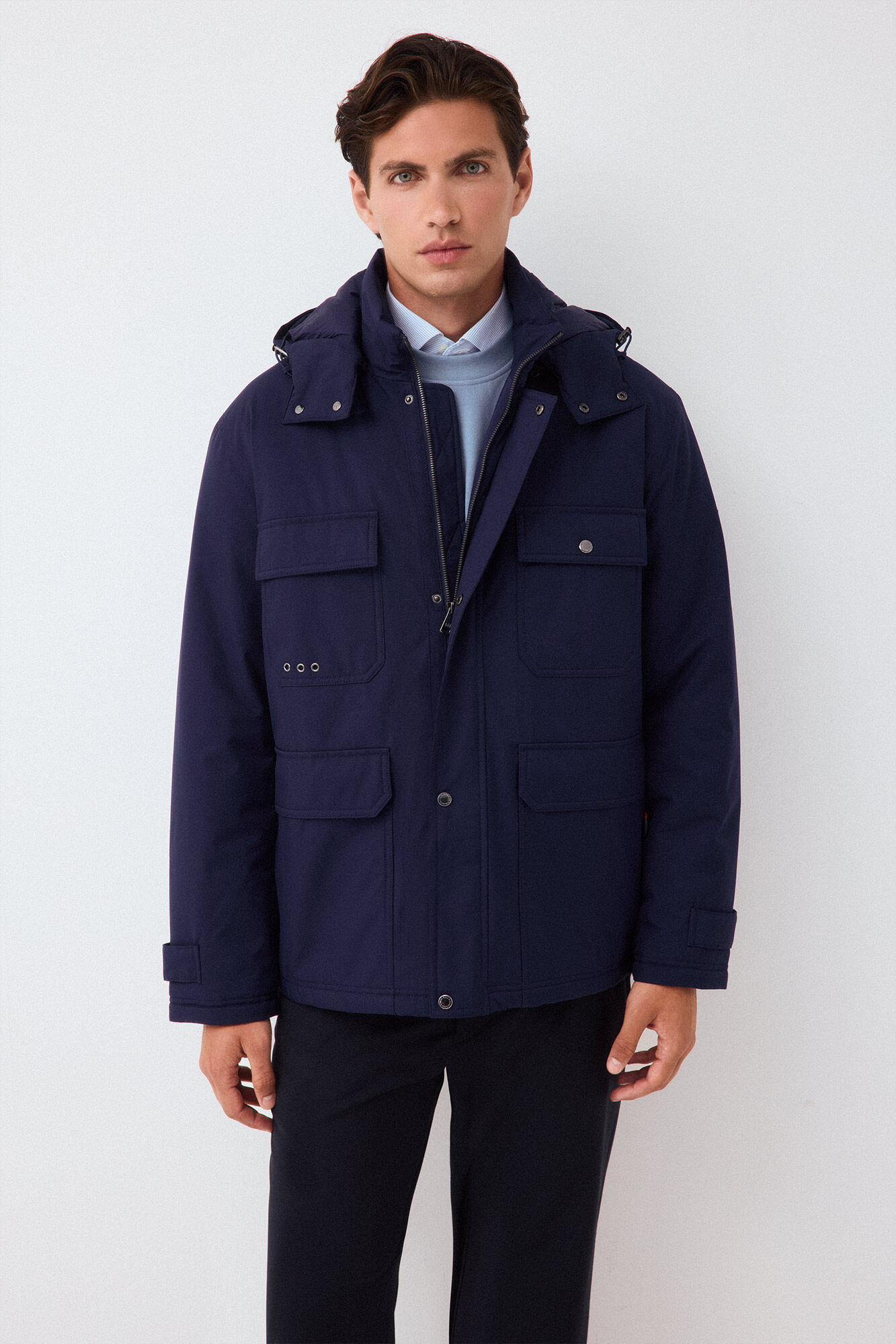 Pedro del Hierro Four-pocket field jacket