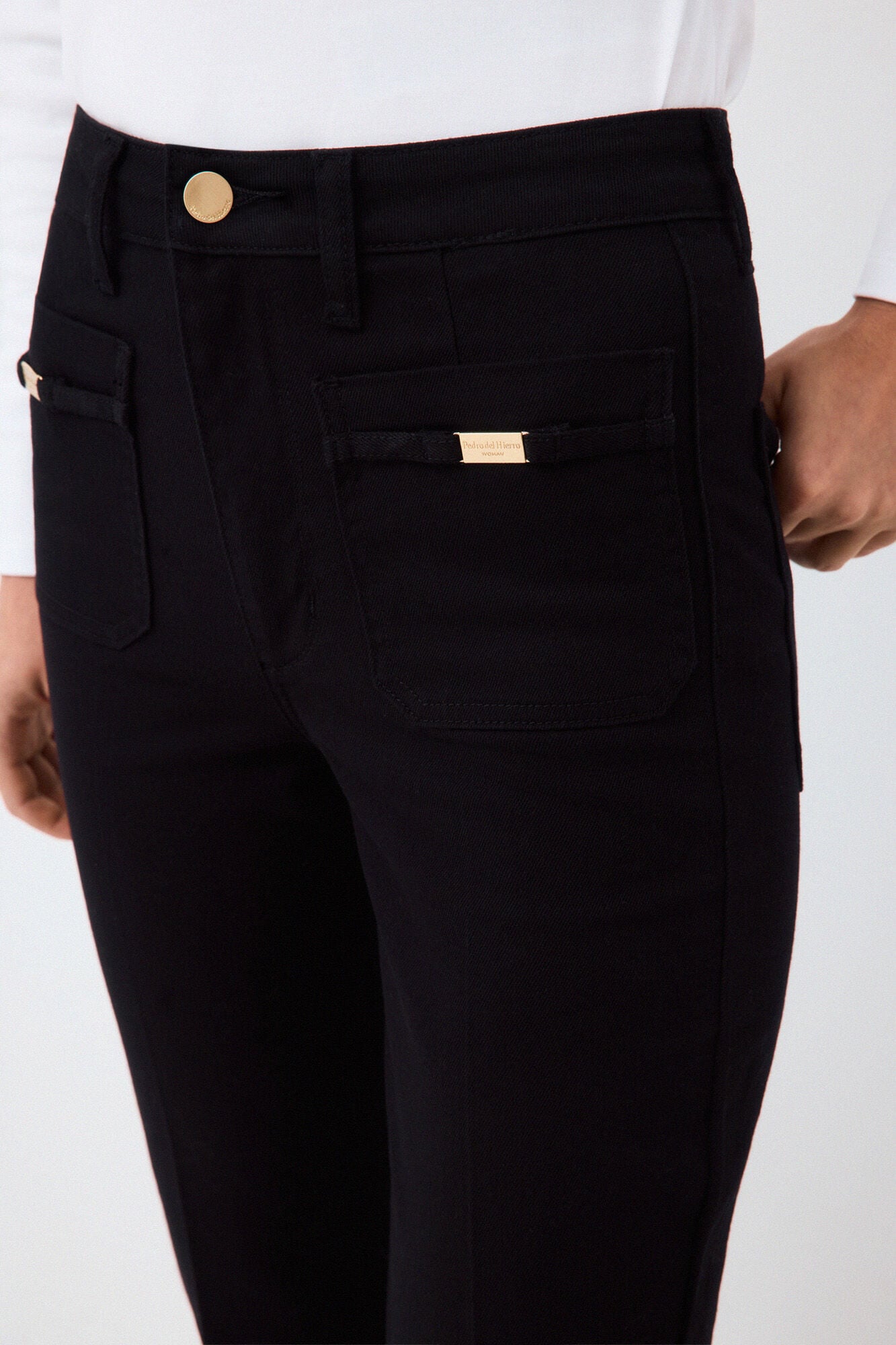 Pedro del Hierro Stovepipe jeans Black