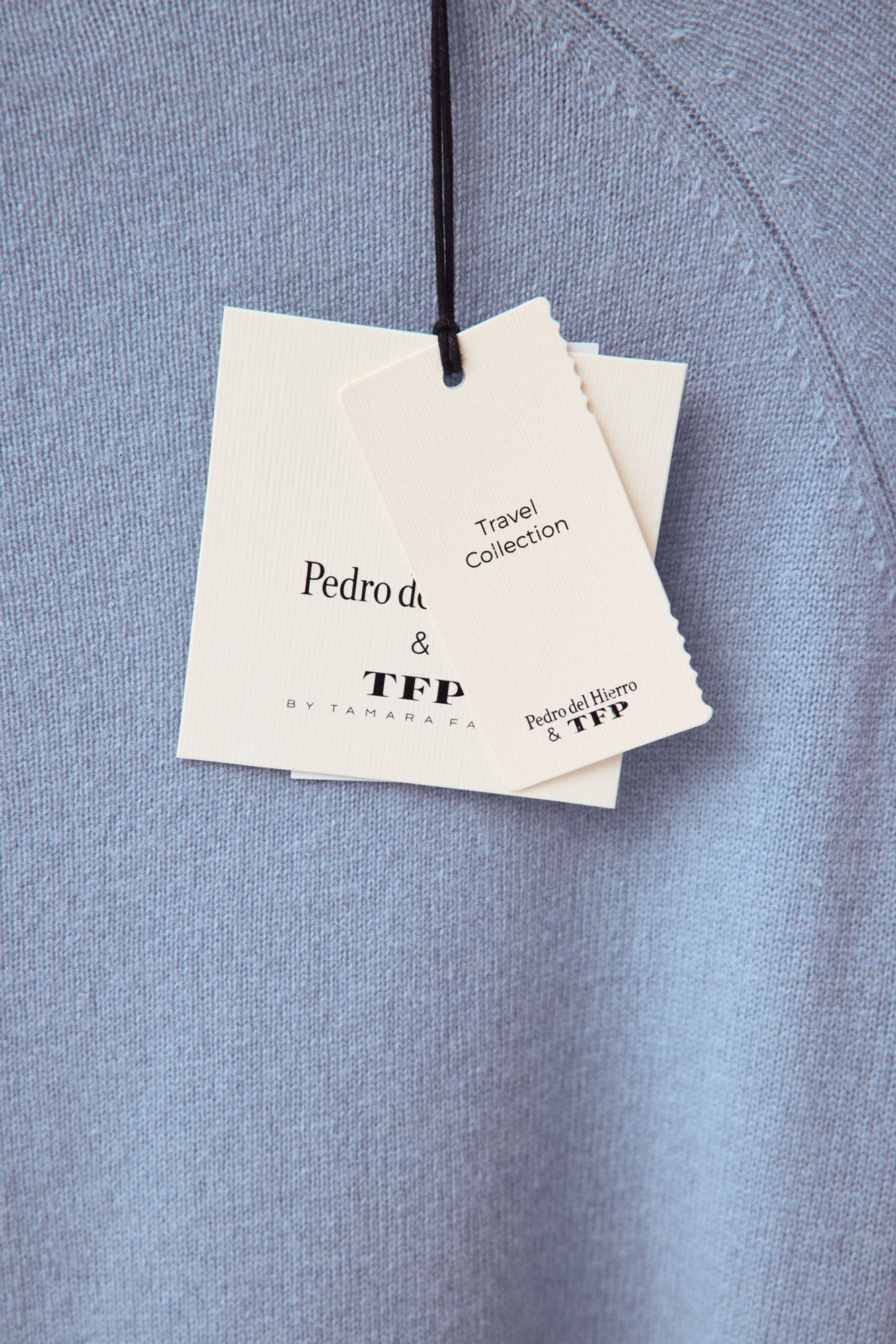 TFP by Tamara Falc&oacute; Oversize funnel neck jumper Blue