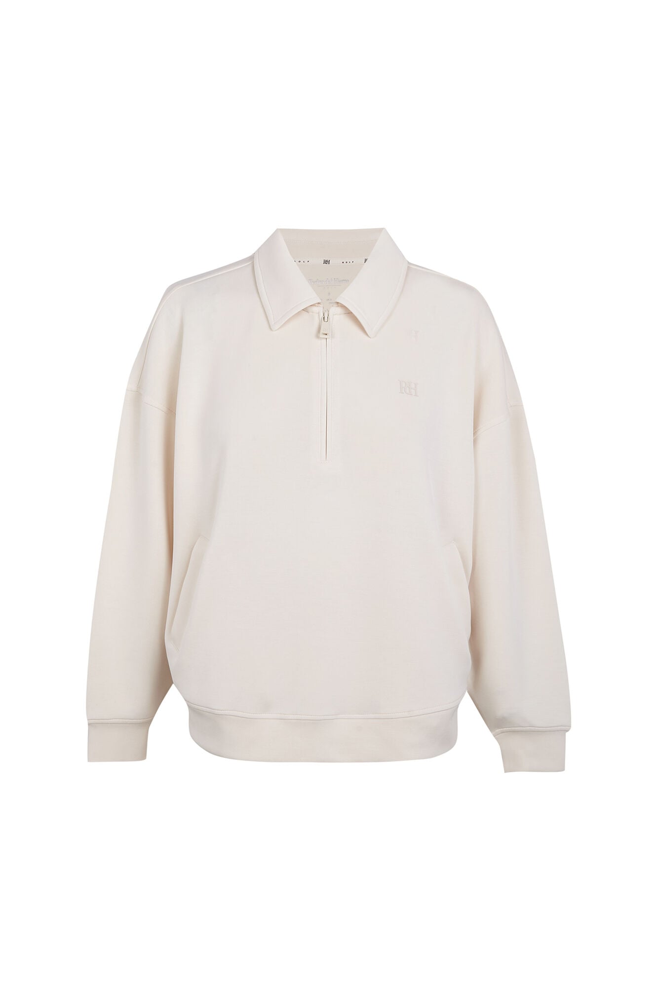 Pedro del Hierro Soft touch sweatshirt Ecru