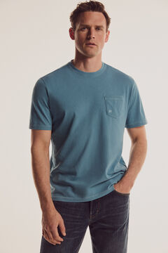 Pedro del Hierro Washed T-shirt  Blue