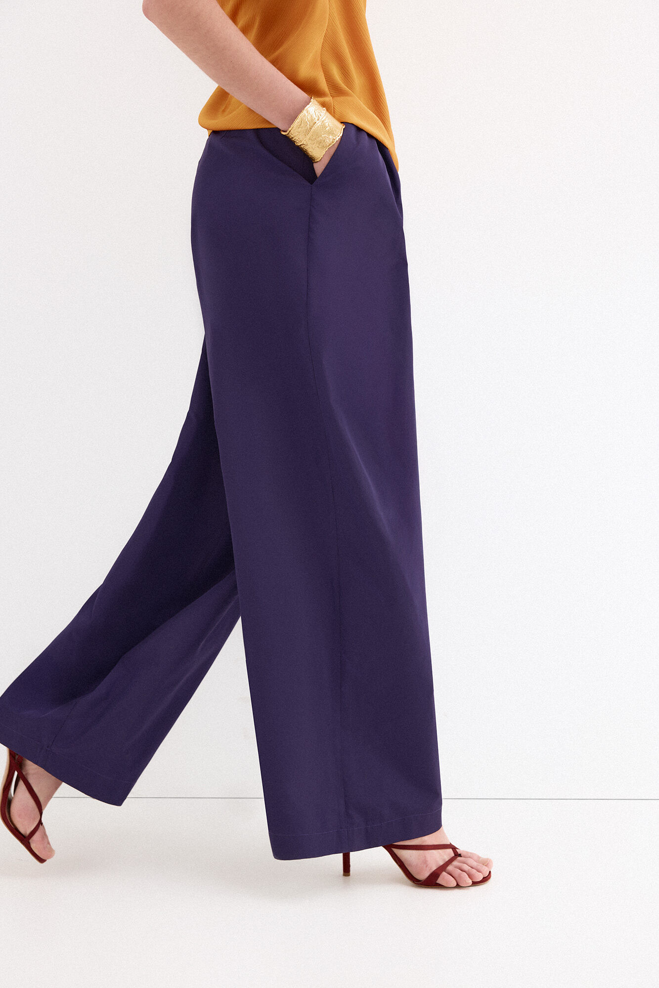 Pedro del Hierro Taffeta trousers