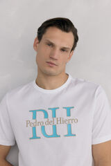 Pedro del Hierro Large logo T-shirt White