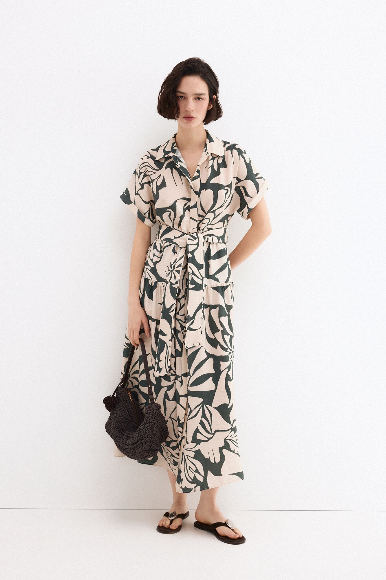 Pedro del Hierro Printed shirt dress
