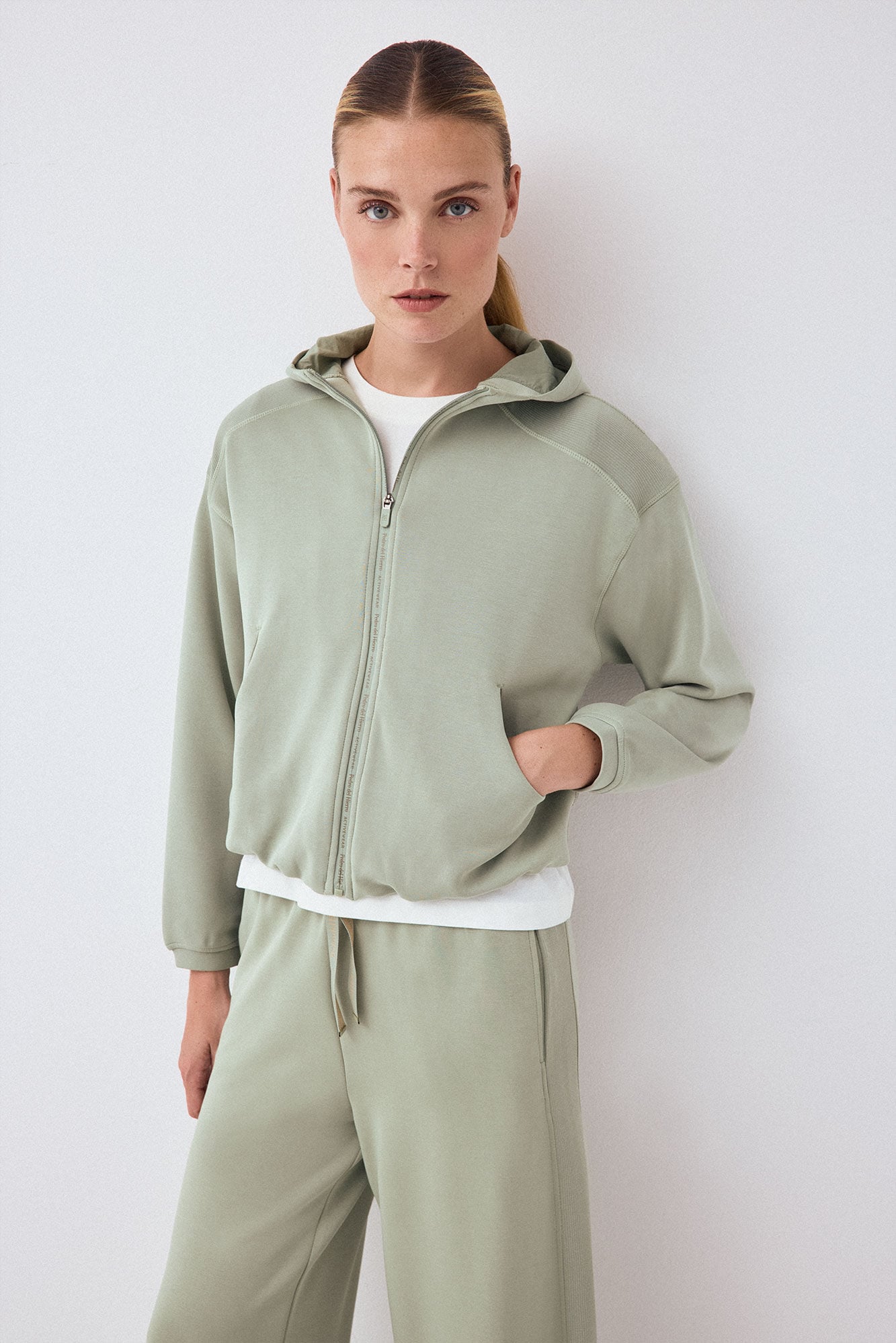 Pedro del Hierro Soft touch hooded sweatshirt